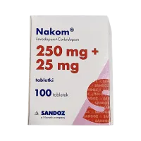Фото Наком 250+25мг таблетки №100