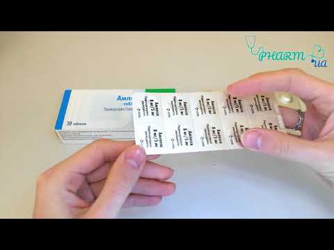 Видео о препарате Амлесса таб. 8мг/10мг №30